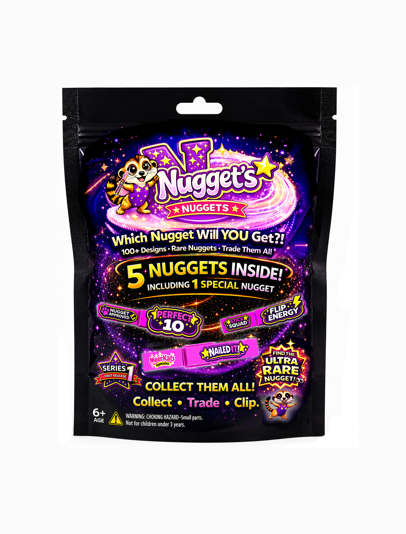 Nugget's Nuggets™ Mystery Gymnastics Clips | Collectible Gymnast